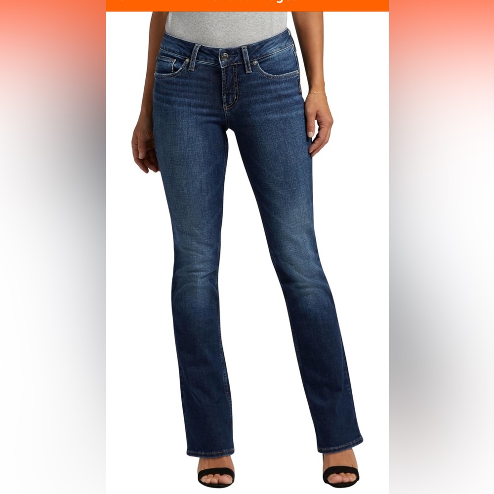 Silver Jeans Co. Suki Mid Rise Bootcut Jeans 30x35